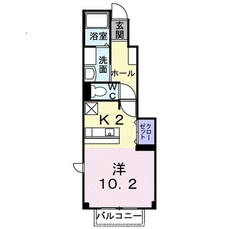 ミューズ松本Ⅷの物件間取画像